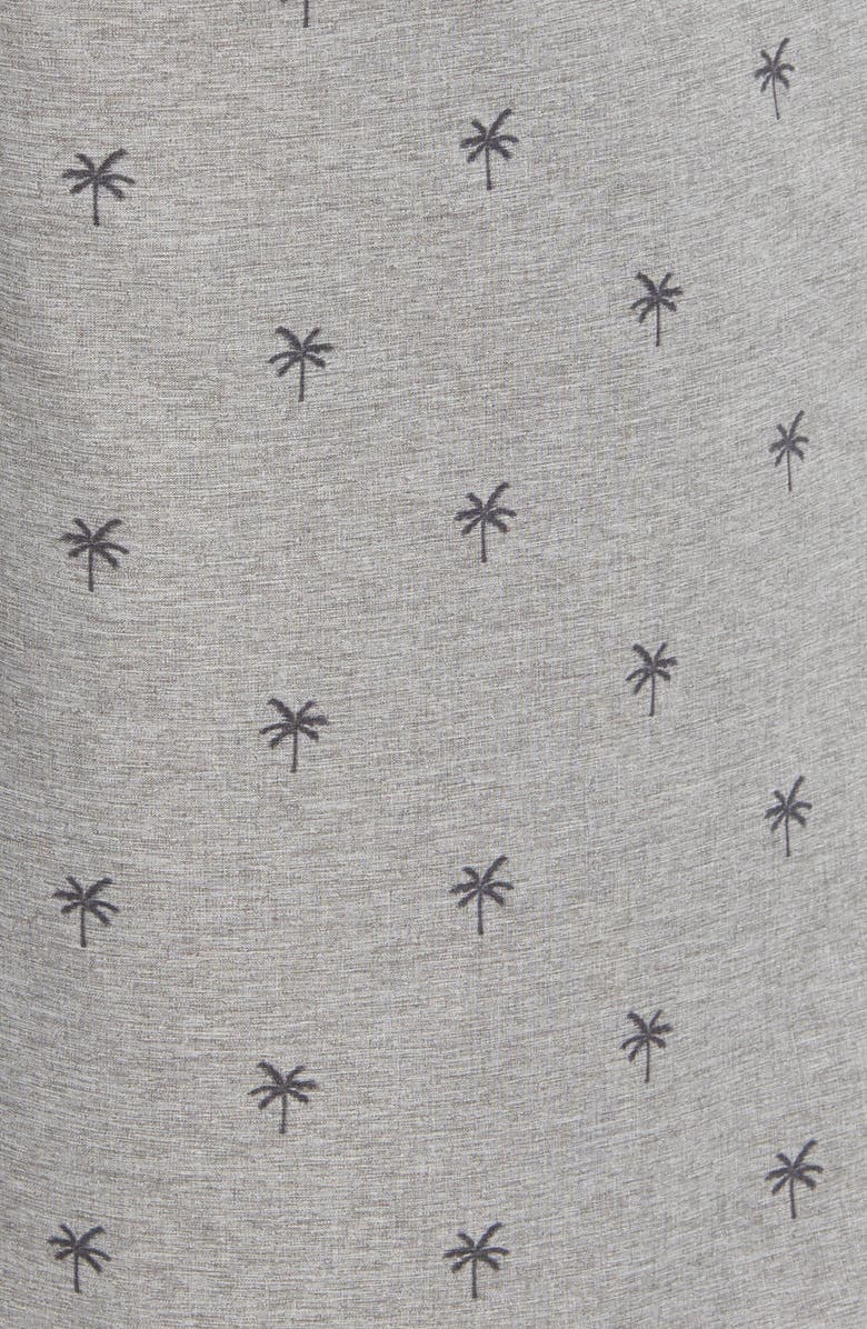 TravisMathew Cue It Up Performance Shorts, Alternate, color, Heather Shade/Gray Pinstripe