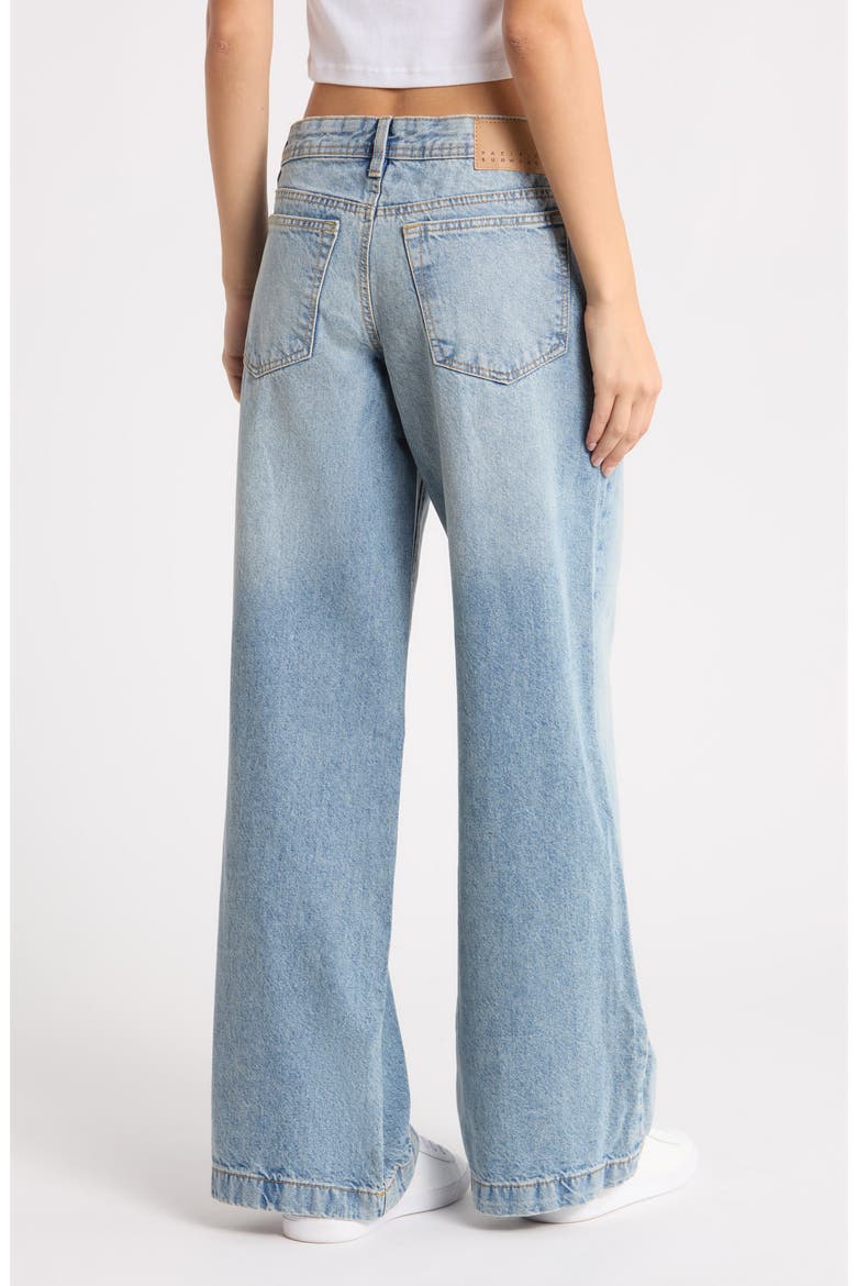 Kaia Ultimate Low Rise Baggy Jeans, Alternate, color, MEDIUM INDIGO