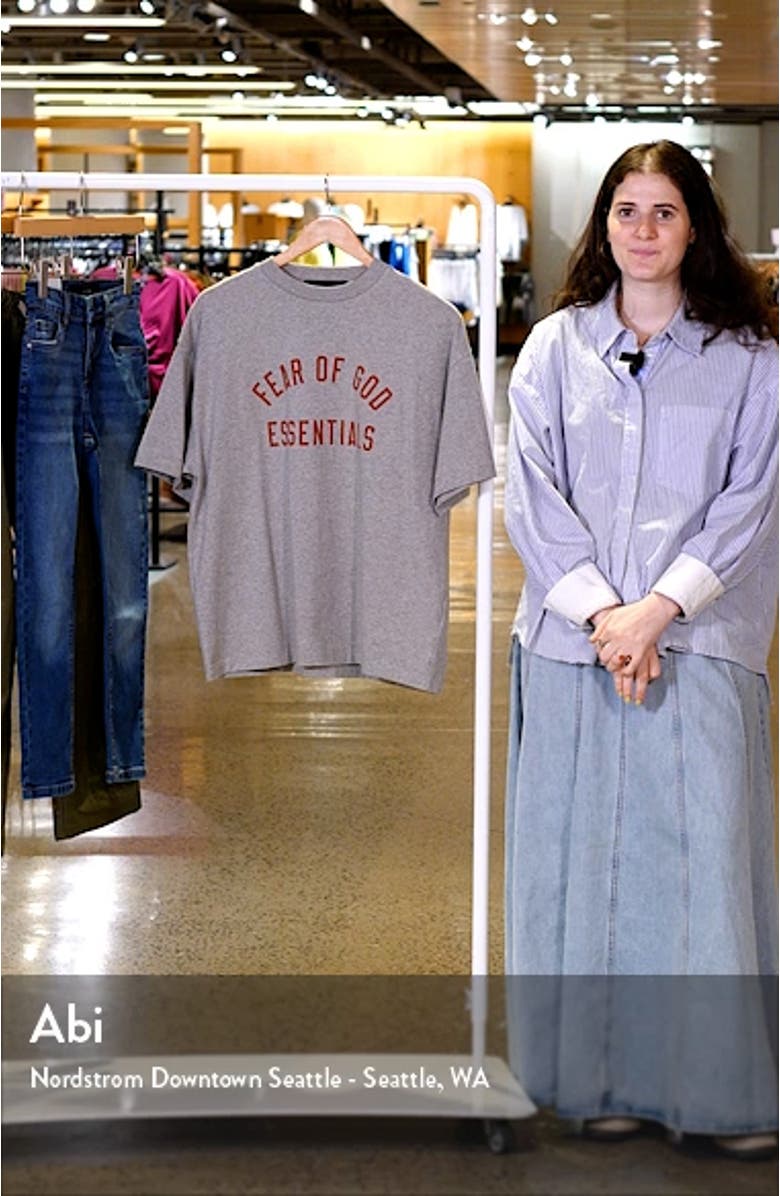 Kids' Oversize Logo Graphic T-Shirt, sales video thumbnail