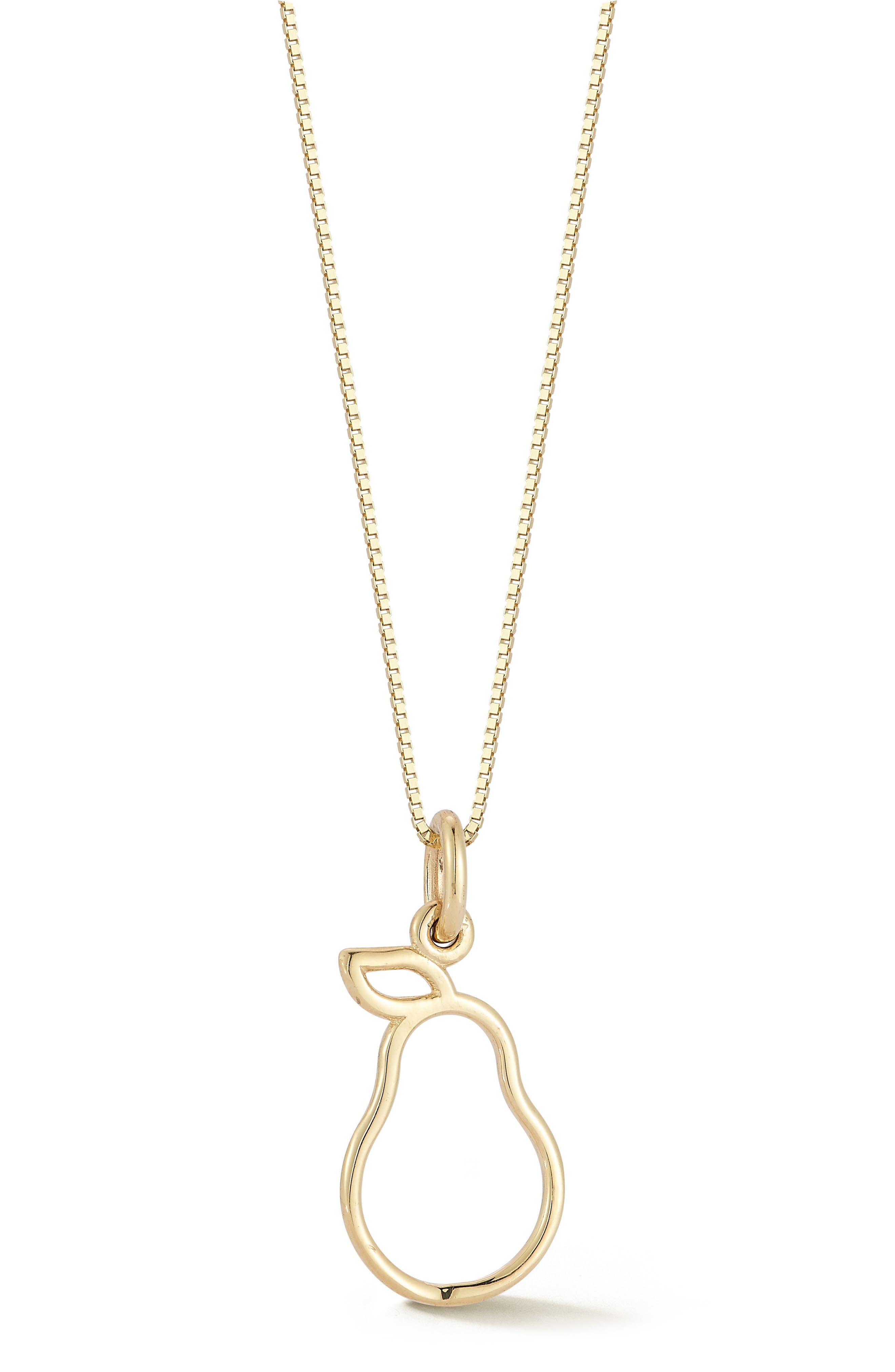 Ember Fine Jewelry 14K Gold Pear Pendant Necklace