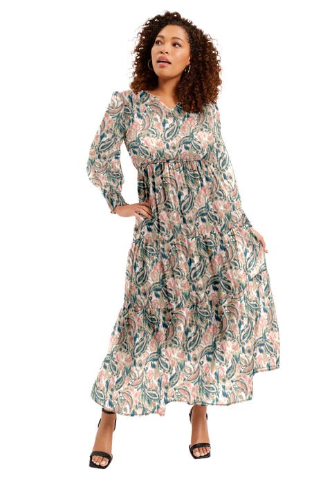 Tiered Maxi Dress (plus)