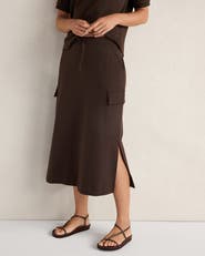 Haven Well Within Organic Cotton Interlock Cargo Skirt