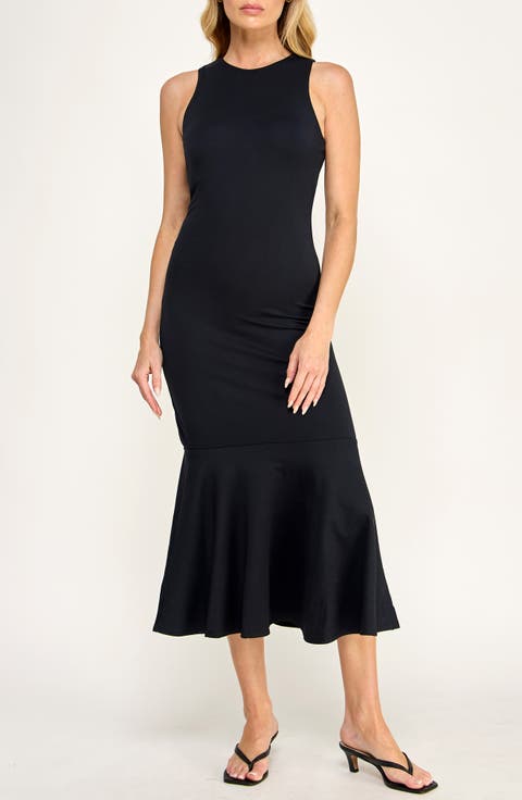 Midi Trumpet Tank Dress