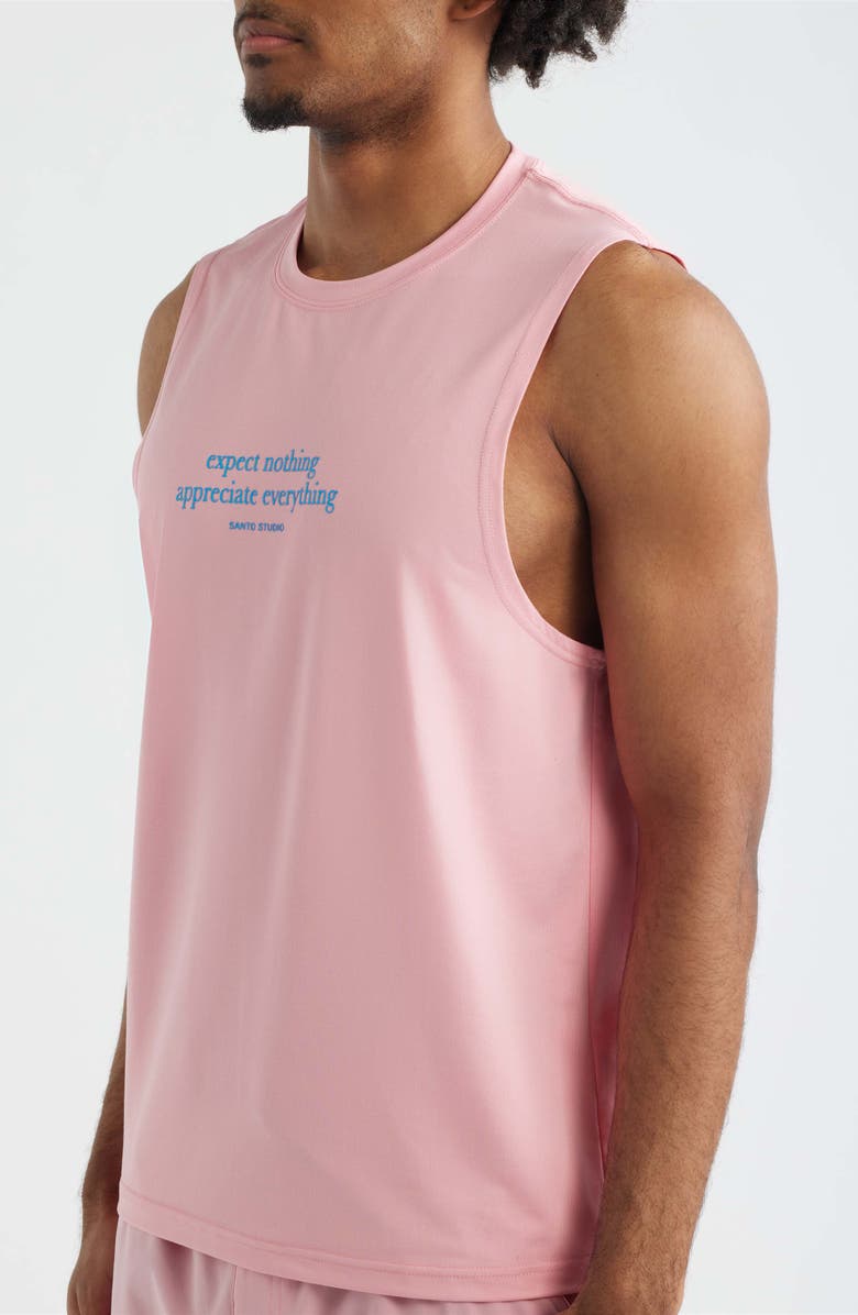 SANTO STUDIO Tempo Appreciate Tank, Alternate, color, Pink