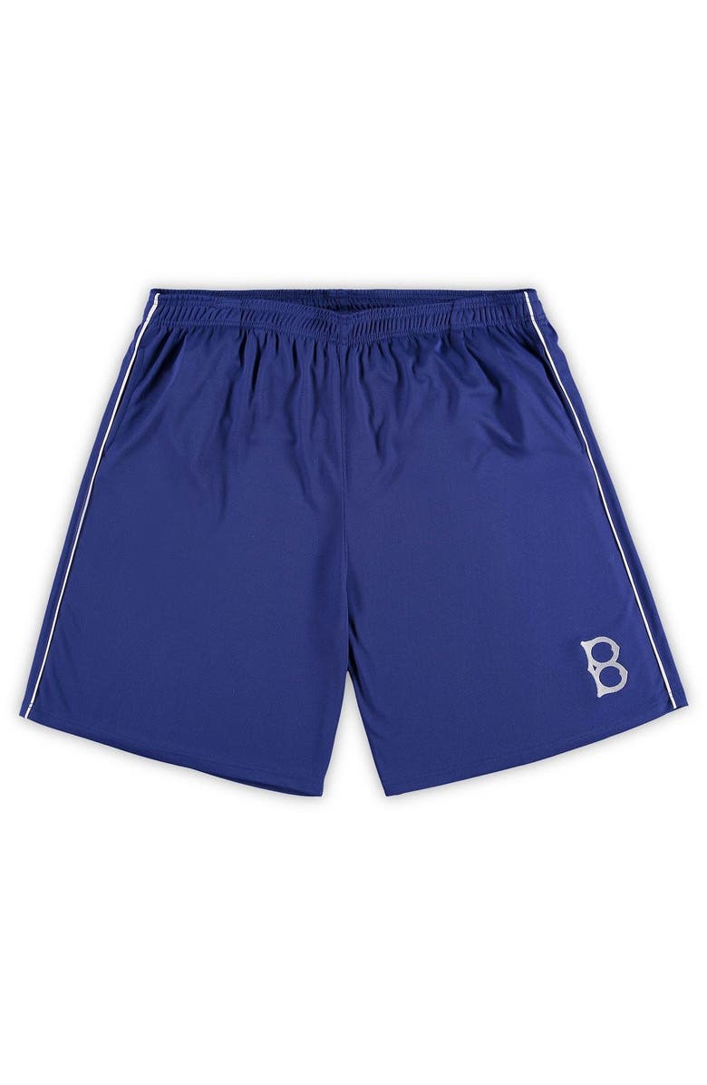 PROFILE Men's Profile Royal Brooklyn Dodgers Big & Tall Mesh Shorts, Main, color, Royal