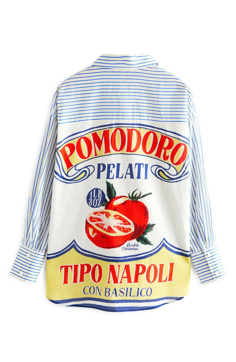 NEXT Pomodoro Printed Relaxed Fit Button-Up Shirt, Alternate, color, 