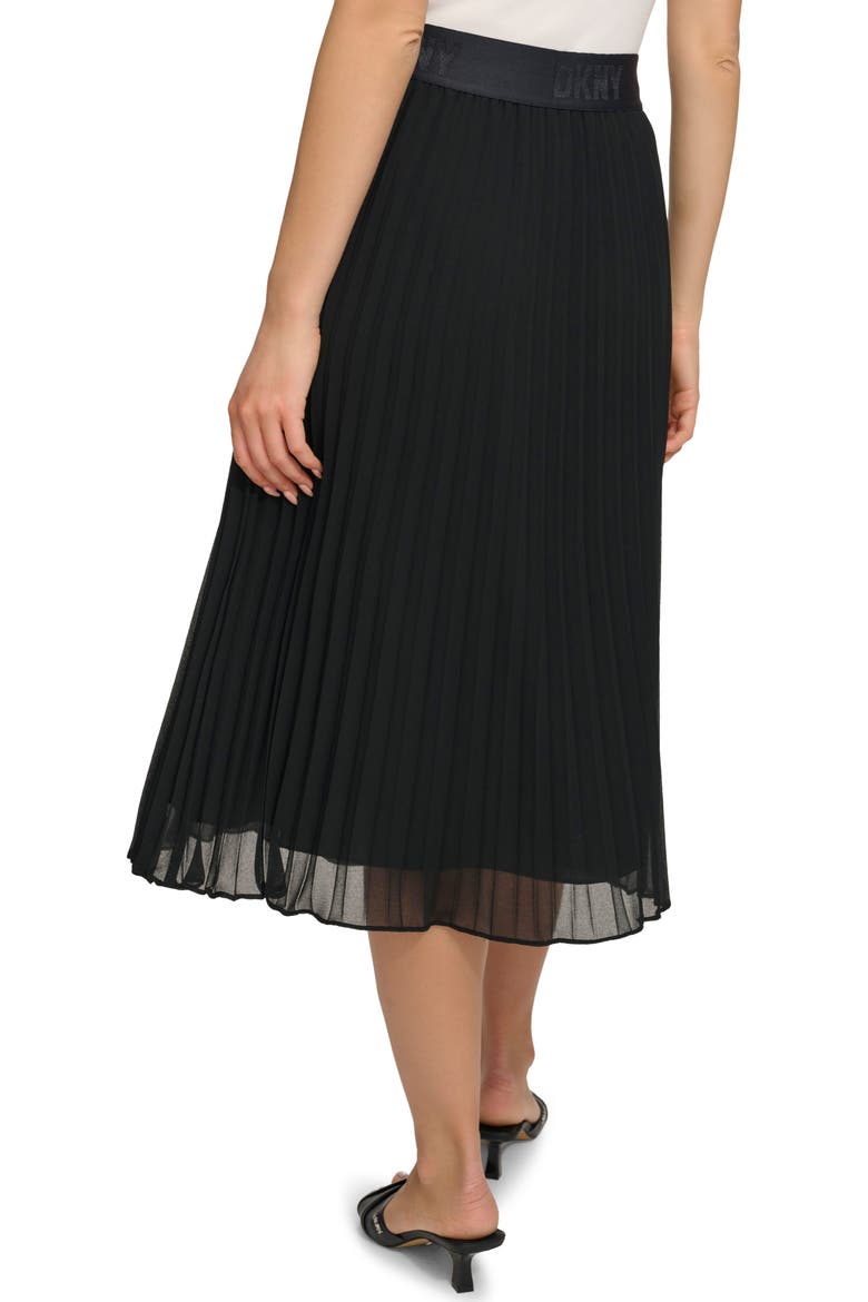 SPORTSWEAR Pleated Skirt, Alternate, color, BLACK
