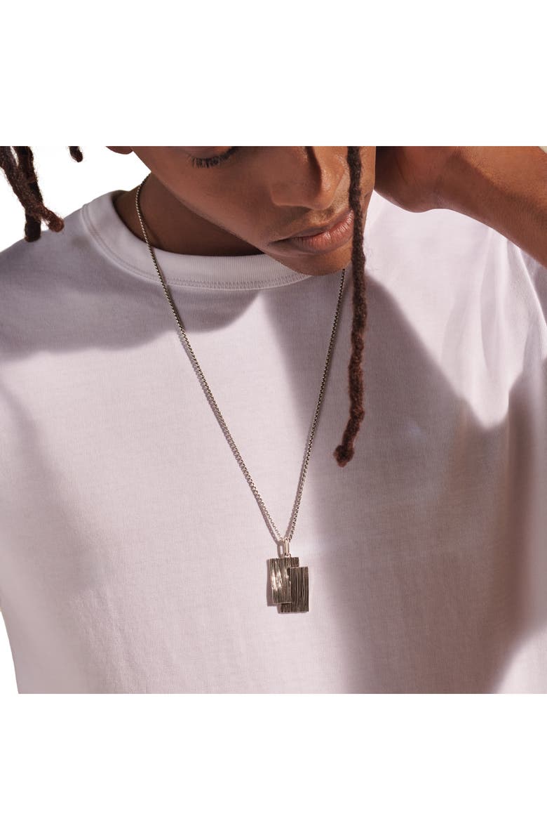 John Hardy Bamboo Striated Pendant Necklace, Alternate, color,