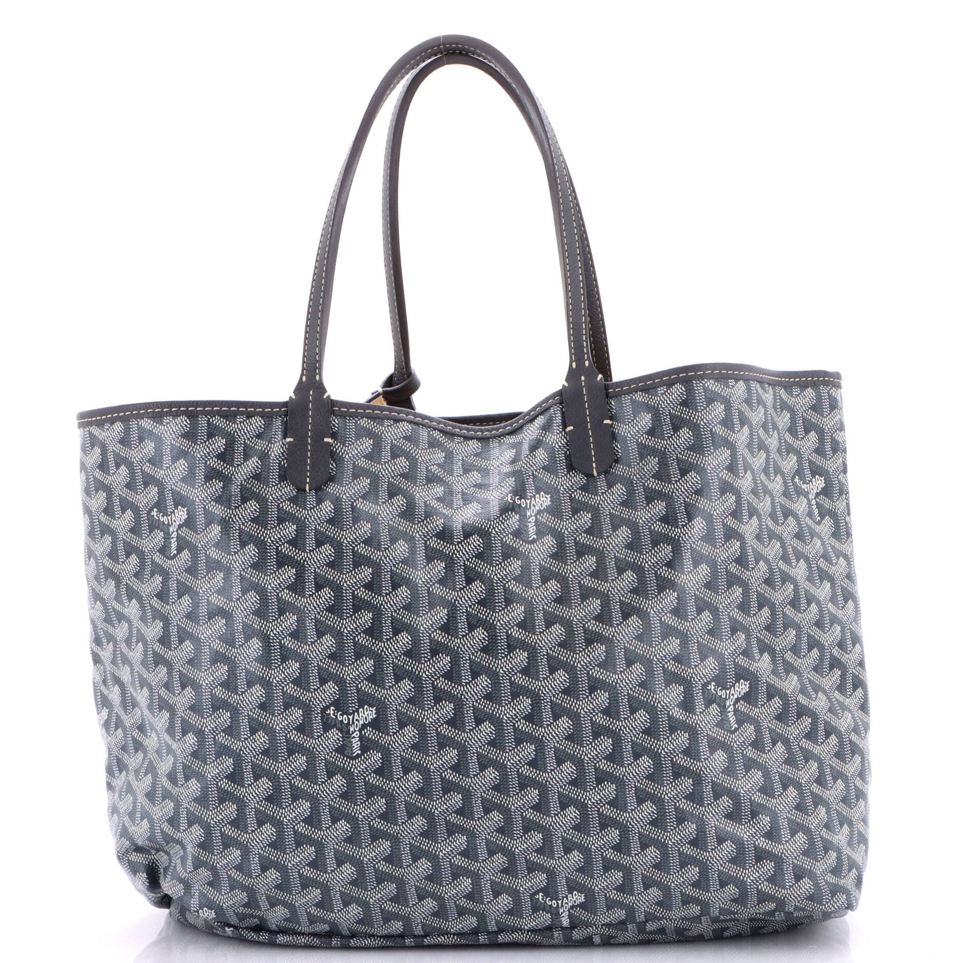 Saint Louis Tote Coated Canvas PM, Main, color, Grey