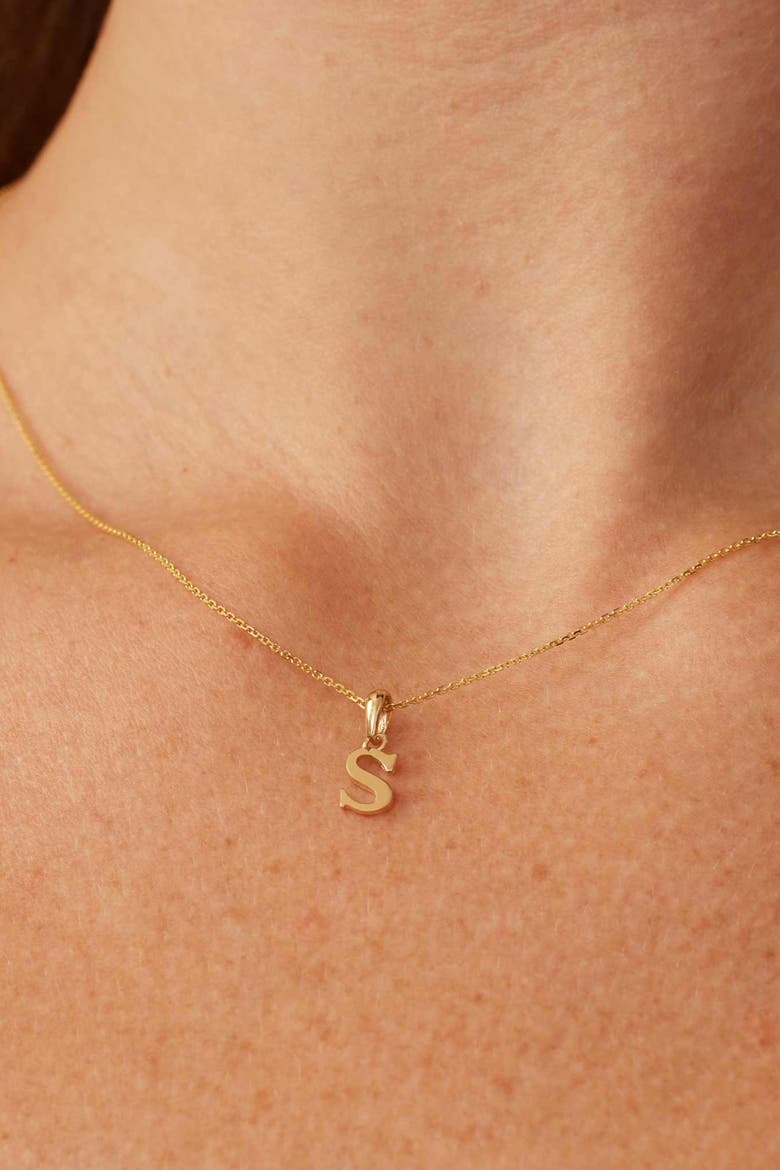 14K Gold My Letter Initial Pendant Charm, Alternate, color, Letter Z