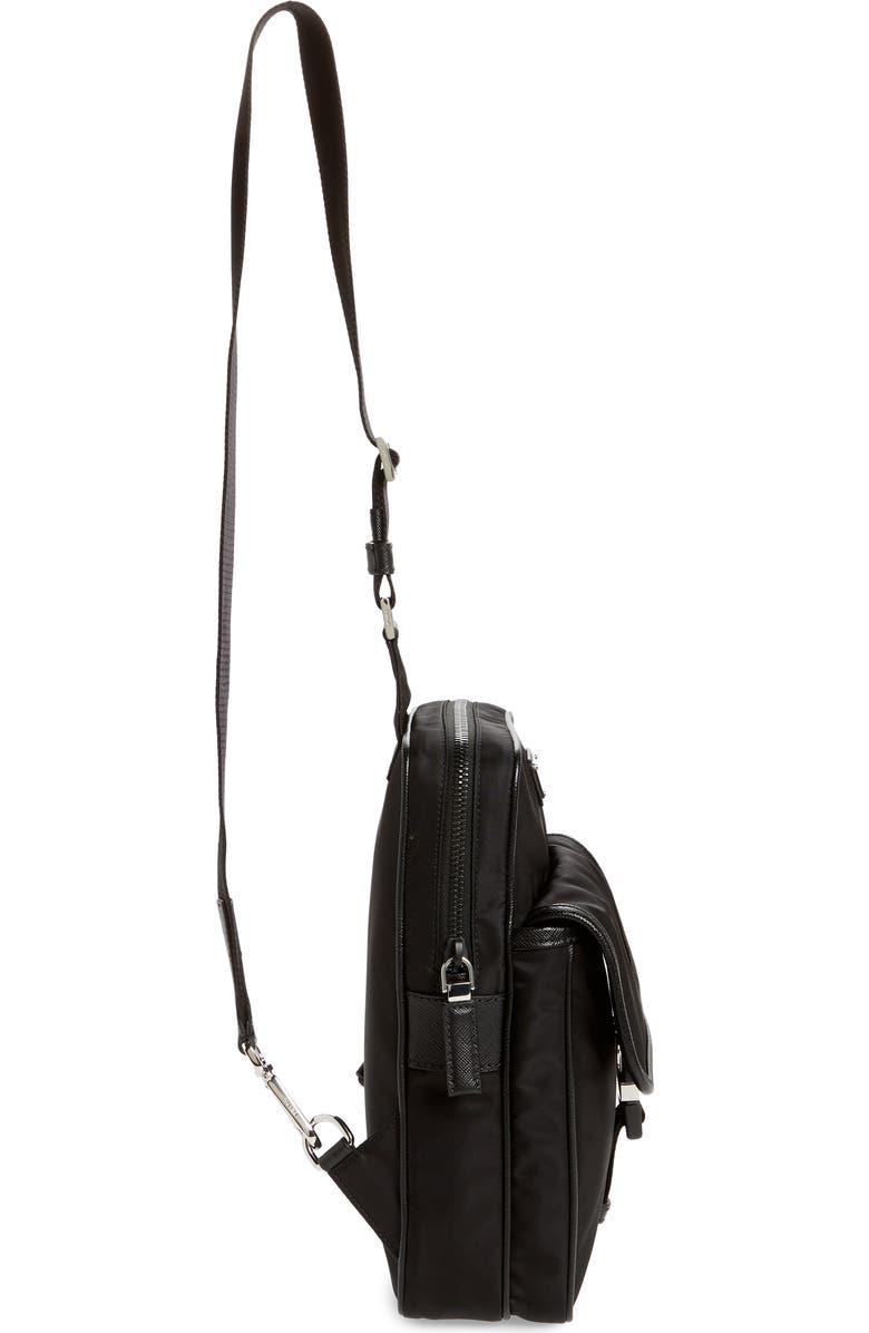 Prada Medium Nylon Sling Bag, Alternate, color,