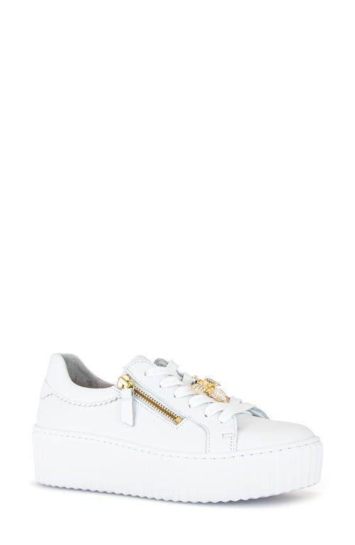 Gabor 63.201 Platform Sneaker In White