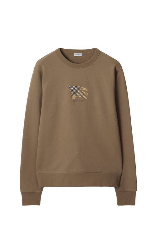 Burberry Sweatshirt Mit Equestrian Knight-check In Multi