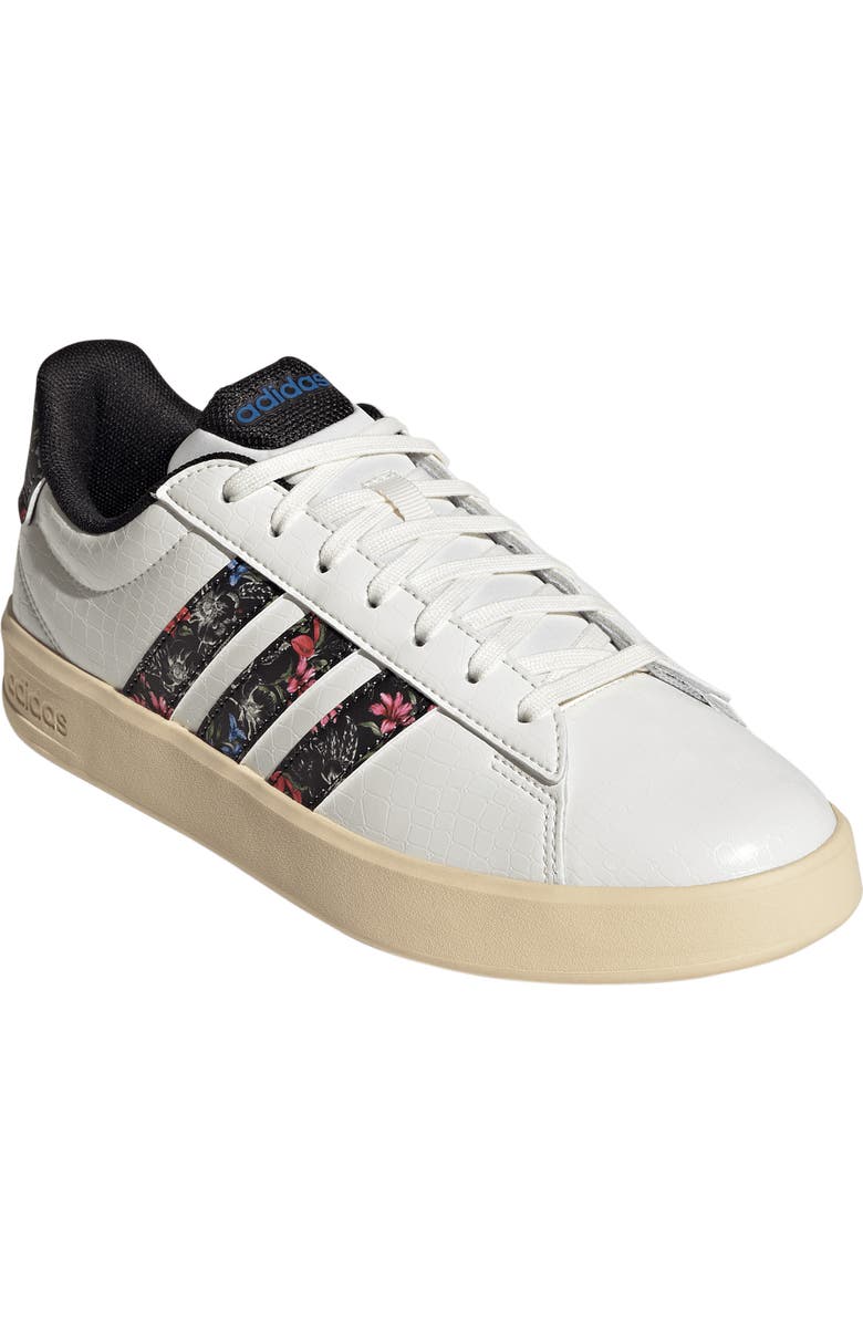 adidas Grand Court 3.0 Sneaker, Main, color, Off White/ Black/ Vanilla