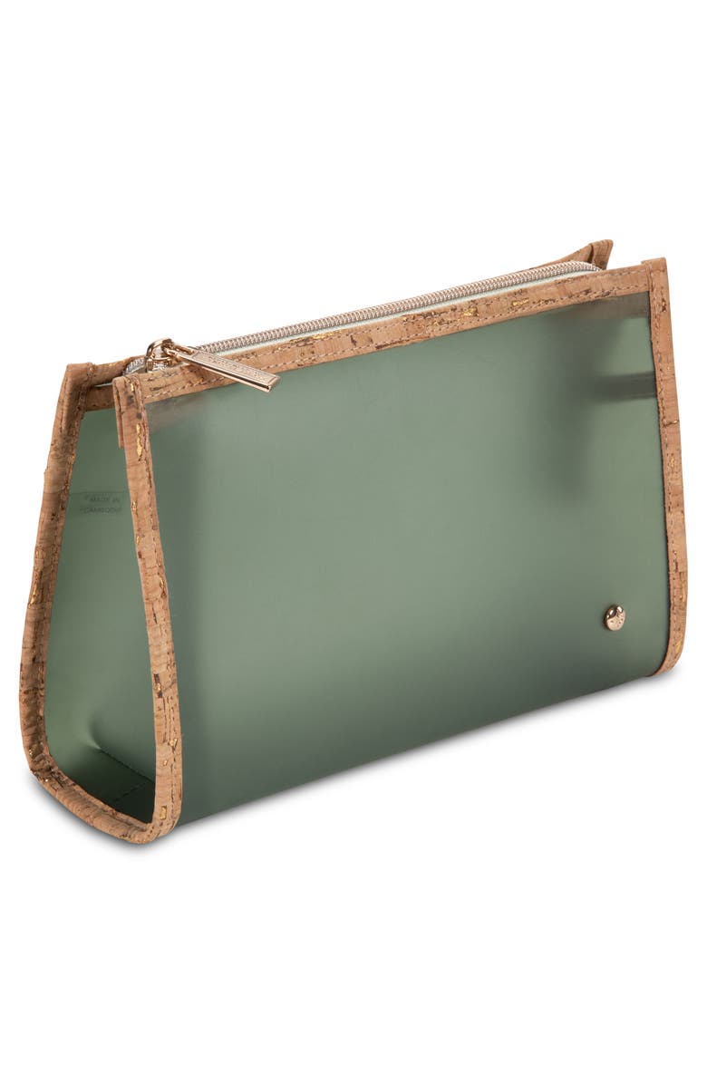 Stephanie Johnson Miami Thyme Medium Zip Cosmetics Bag, Alternate, color, Thyme