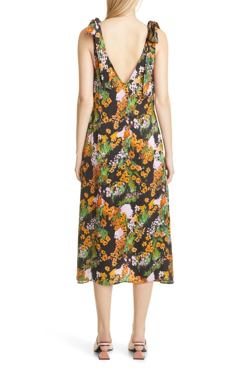 Stine Goya Naima Floral Tie Shoulder Dress, Alternate, color,