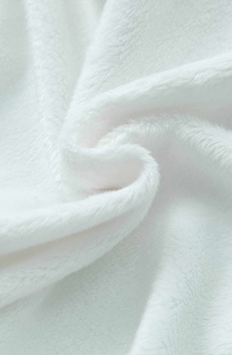 Rokka&Rolla Soft Fleece Lined Bunny Puffer Jacket, Alternate, color, Gray/ Heart Foil Print