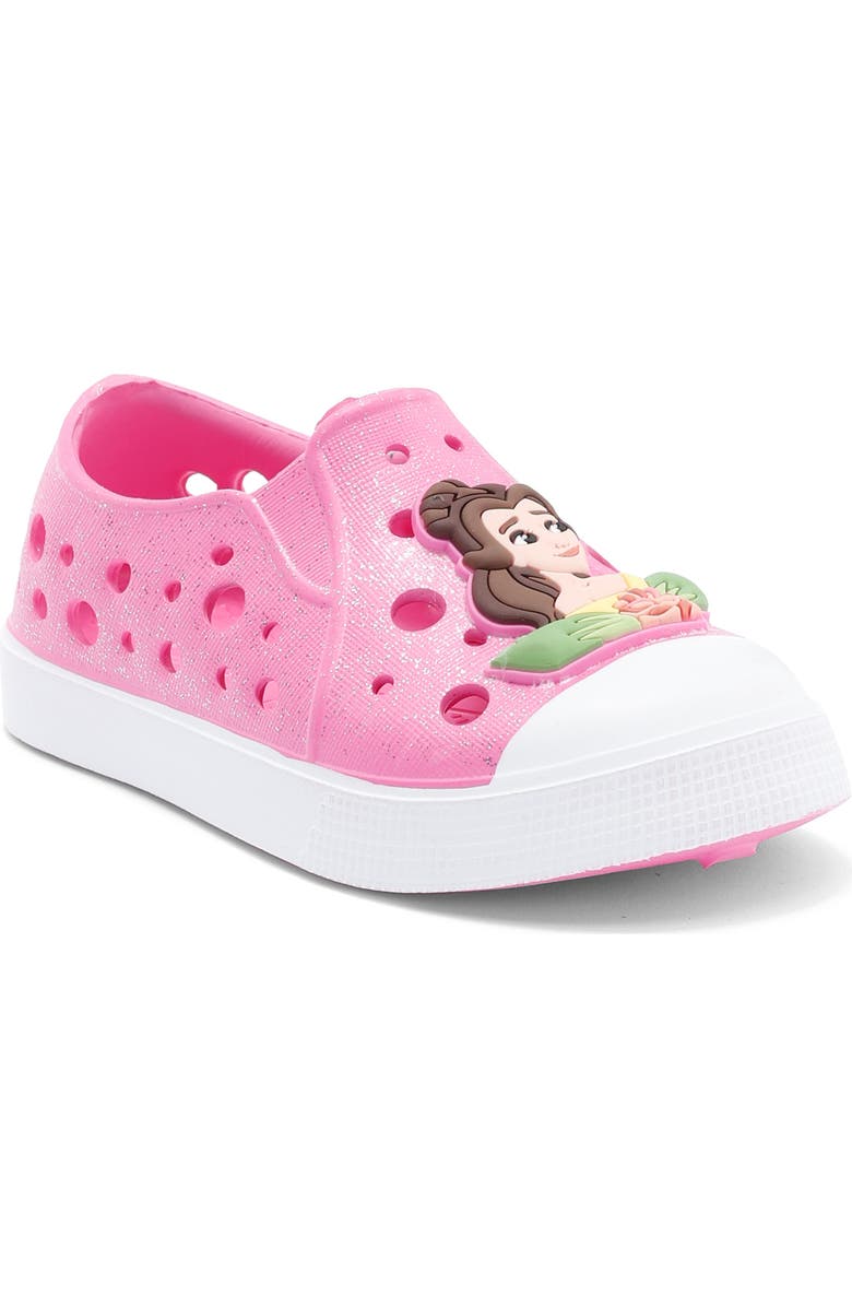 Harper Canyon x Disney<sup>®</sup> Kids' Princess Mismatched Water Shoe, Main, color, Pink Glitter