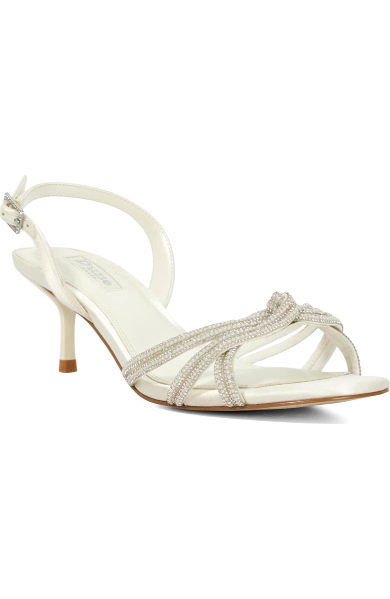 Dune London Moments Slingback Sandal, Main, color, Ivory