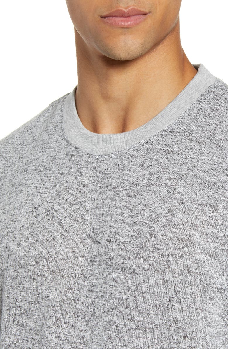 Majestic International Man Jam Knit Crewneck Top, Alternate, color, 