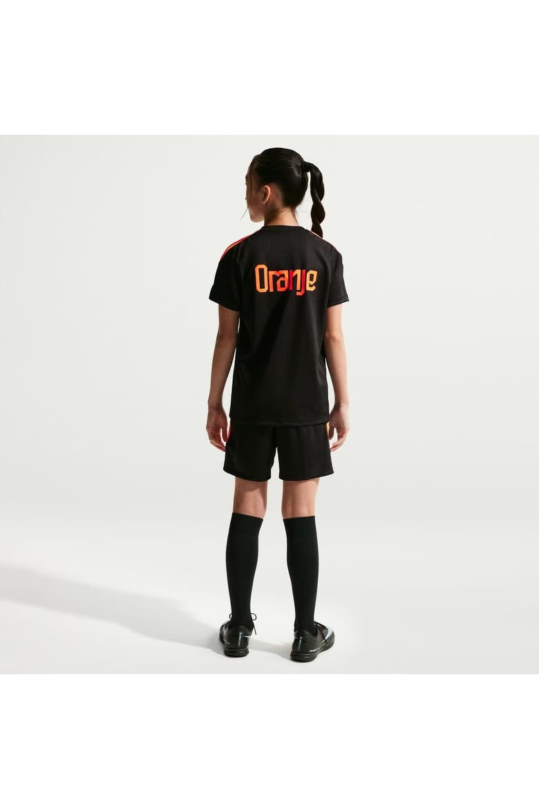 Youth Nike Black Netherlands National Team 2026 Strike Dri-FIT Top, Alternate, color, Black