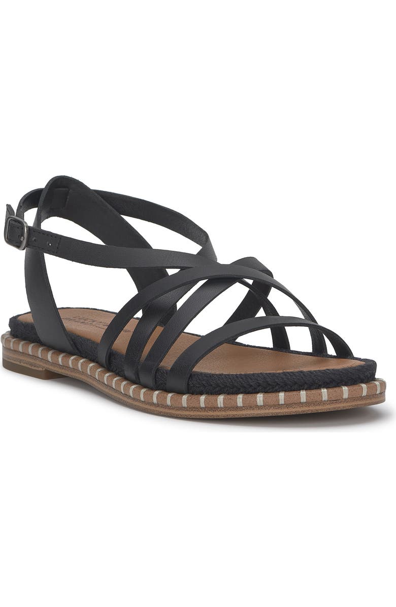 Lucky Brand Kielly Sandal, Main, color, Black Sumhaz