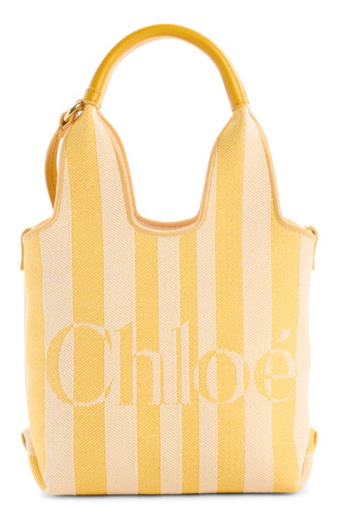 Mini Stripy Jacquard Stripe Crossbody Tote