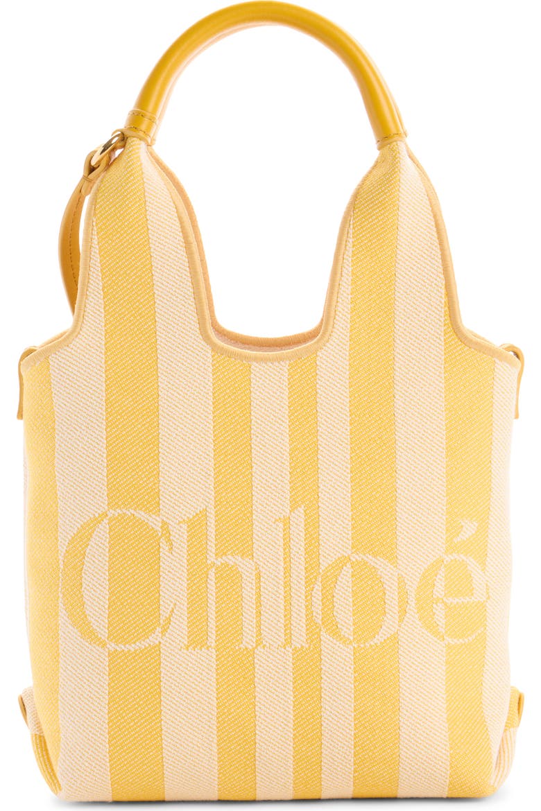 Chloé Mini Stripy Jacquard Stripe Crossbody Tote (Women) | Nordstrom Chloé Mini Stripy Jacquard Stripe Crossbody Tote (Women) | Nordstrom