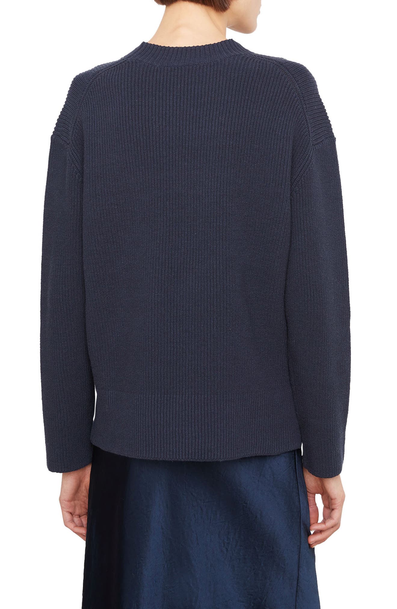 Cotton Blend Rib Pullover - image 2