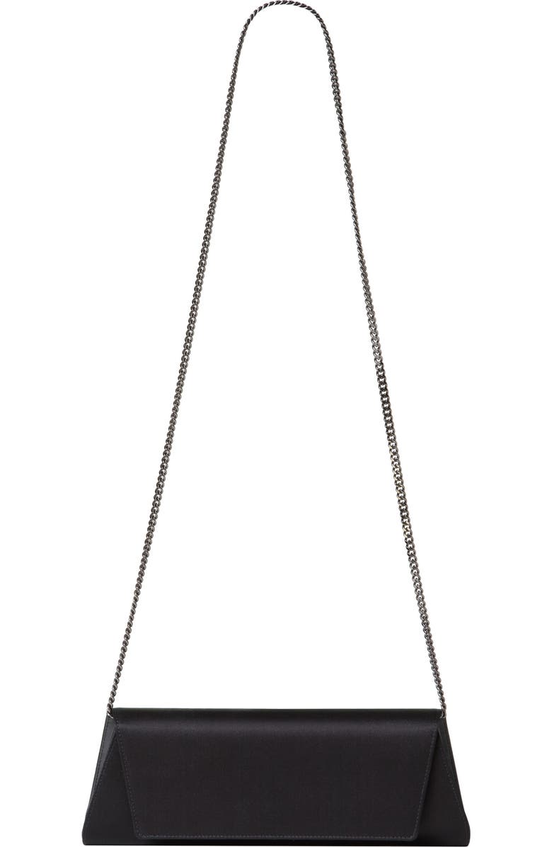 Akris Small Anouk East/West Silk Satin Clutch, Alternate, color,