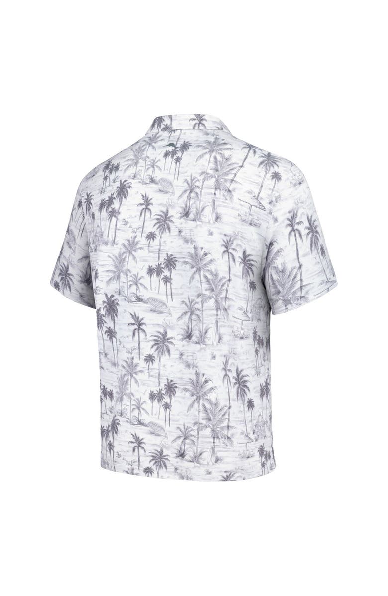 Tommy Bahama Men's Tommy Bahama Gray Miami Dolphins Cabana Shores IslandZone Tri-Blend Polo, Alternate, color,