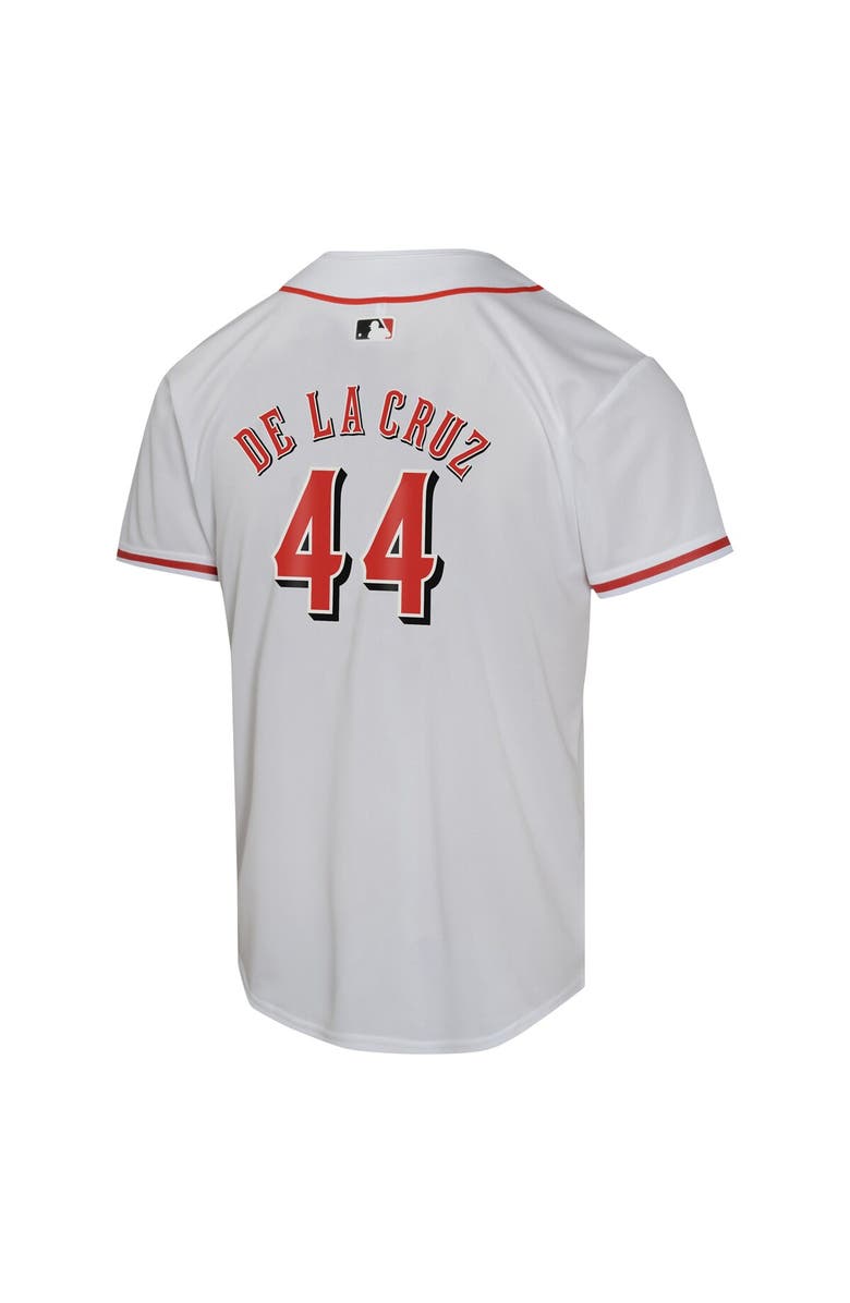 Nike Youth Nike Elly De La Cruz White Cincinnati Reds Home Game Player Jersey, Alternate, color, White