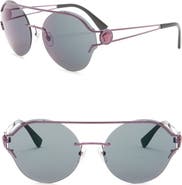 Versace 61mm Round Sunglasses