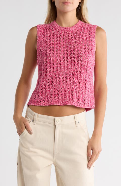 Edie Open Stitch Sweater Vest
