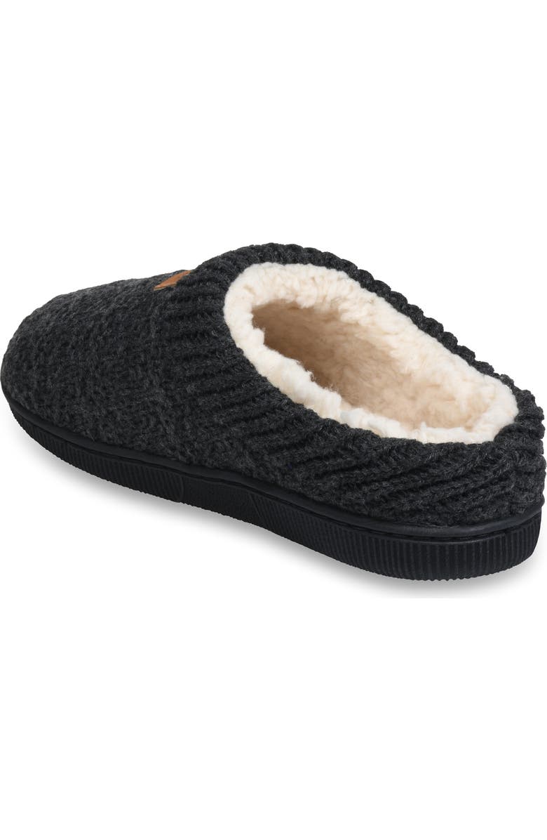GAAHUU Textured Knit Faux Shearling Lined Slipper, Alternate, color,