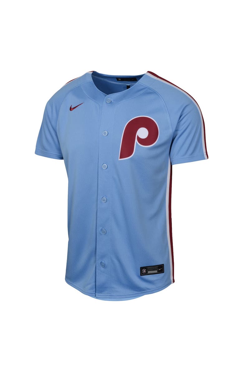 Nike Youth Nike Light Blue Philadelphia Phillies Alternate Limited Jersey, Alternate, color, Blue