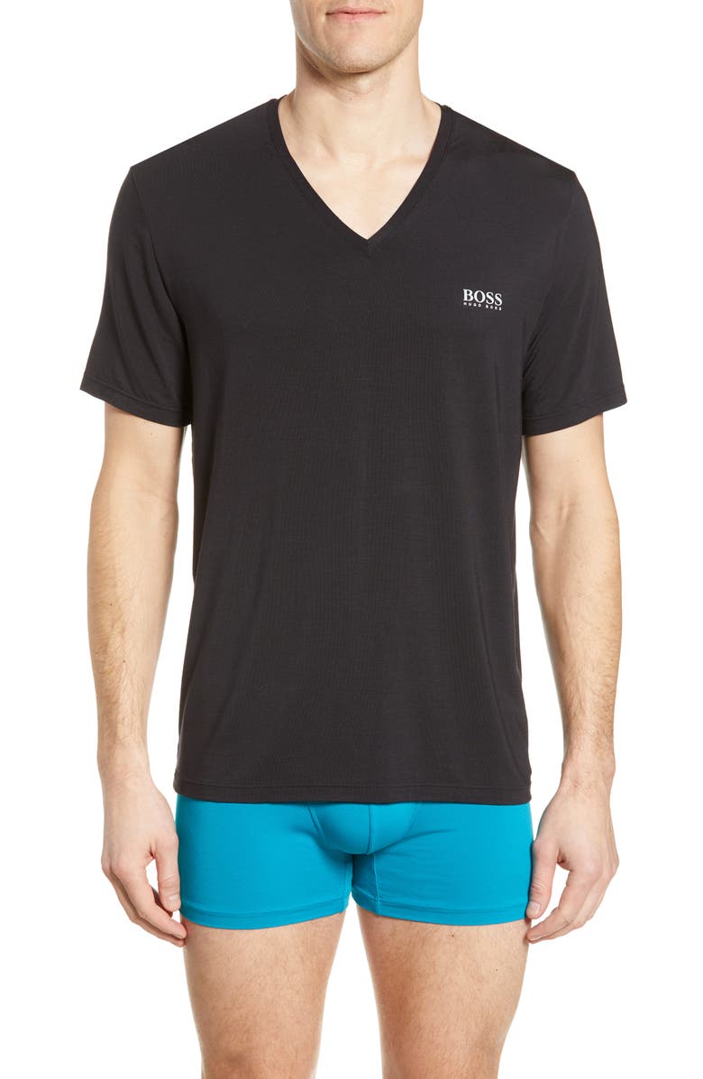 BOSS V-Neck T-Shirt, Main, color, 