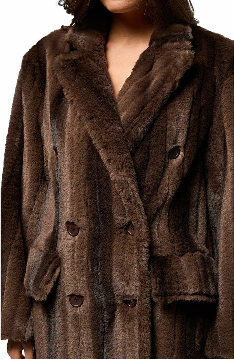 WeWoreWhat Faux Fur Blazer Jacket, Alternate, color, 