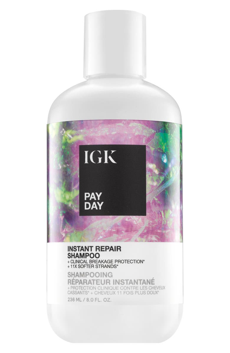 IGK Pay Day Instant Repair Shampoo, Main, color,