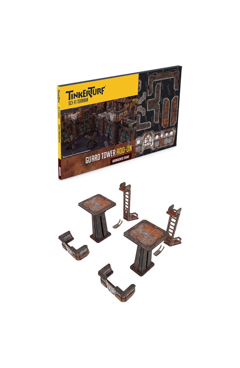 TinkerTurf Scifi Terrain Guard Tower Addon Abandoned Theme, Alternate, color,