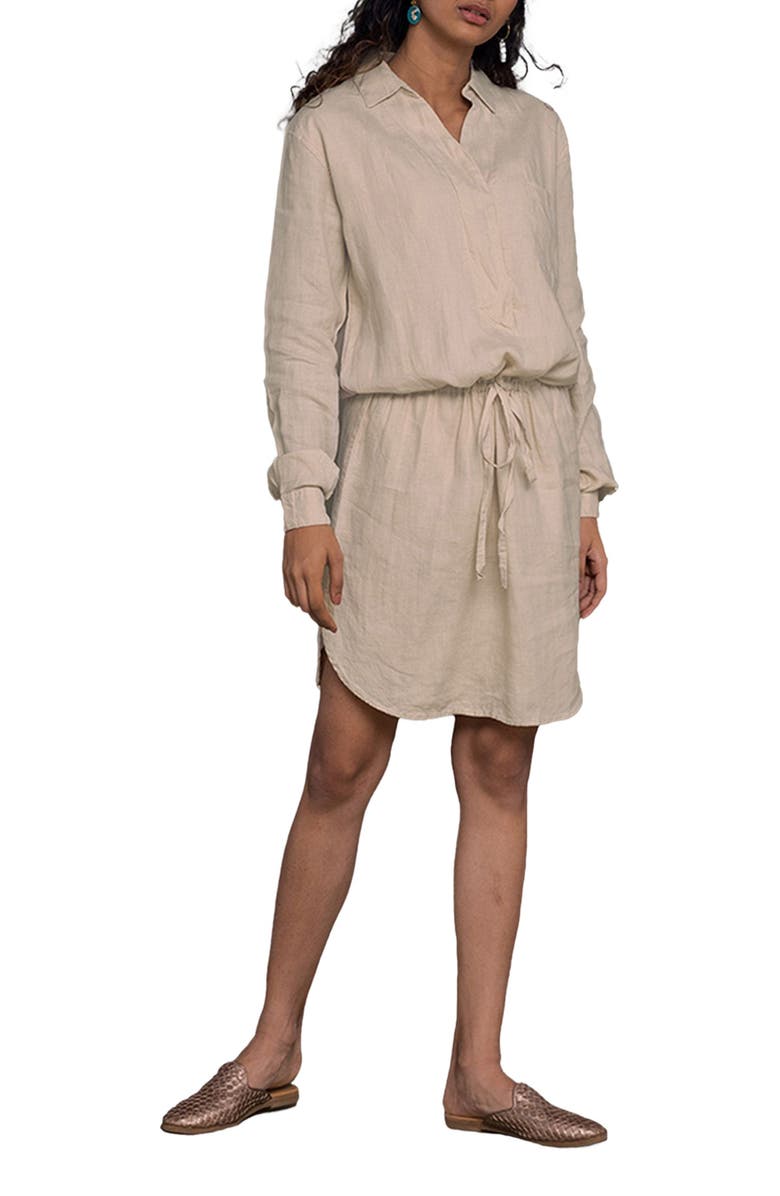 Reistor Meet me by the Cliff Dress, Main, color, Beige