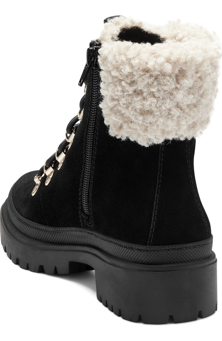 Sole Society Eavan Faux Shearling Bootie, Alternate, color,
