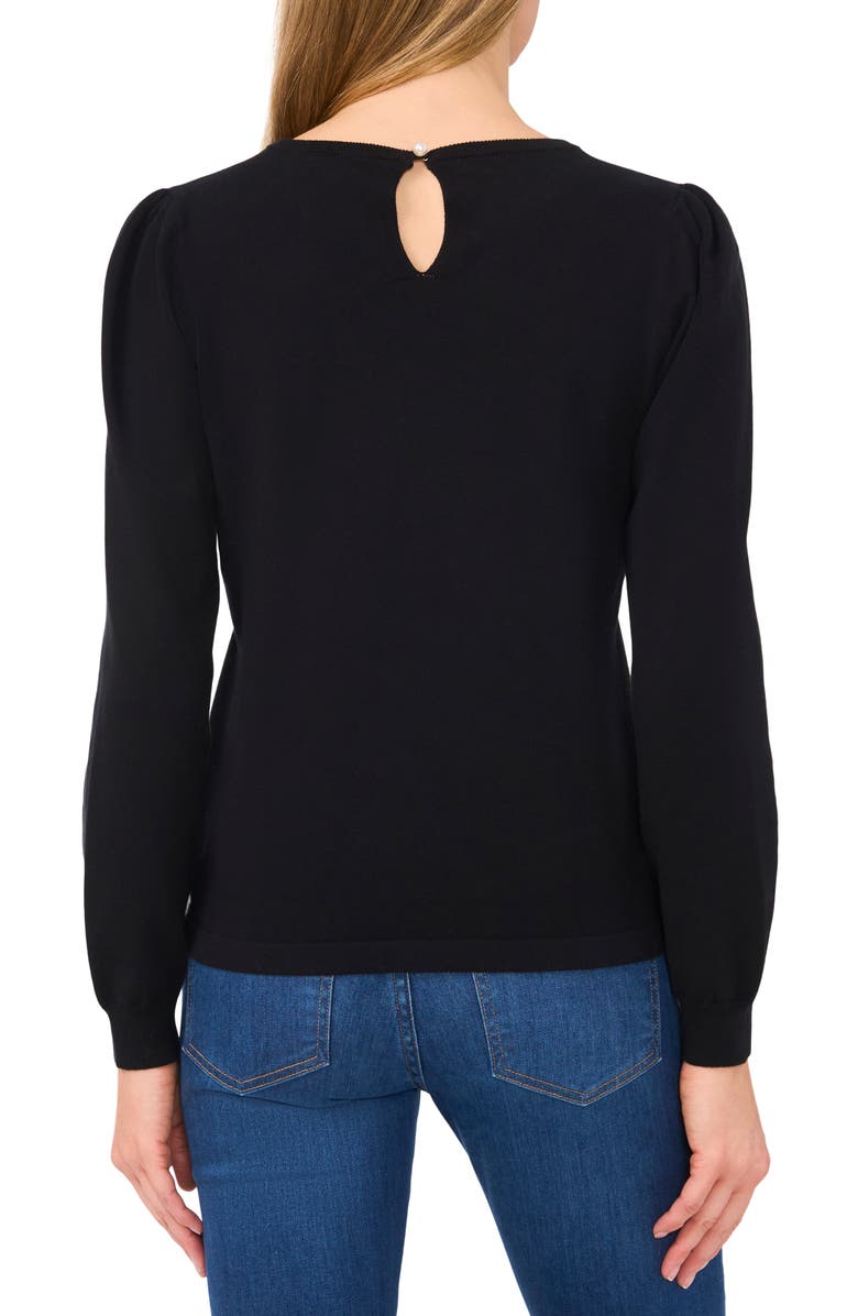 CeCe Puff Shoulder Sweater, Alternate, color, 