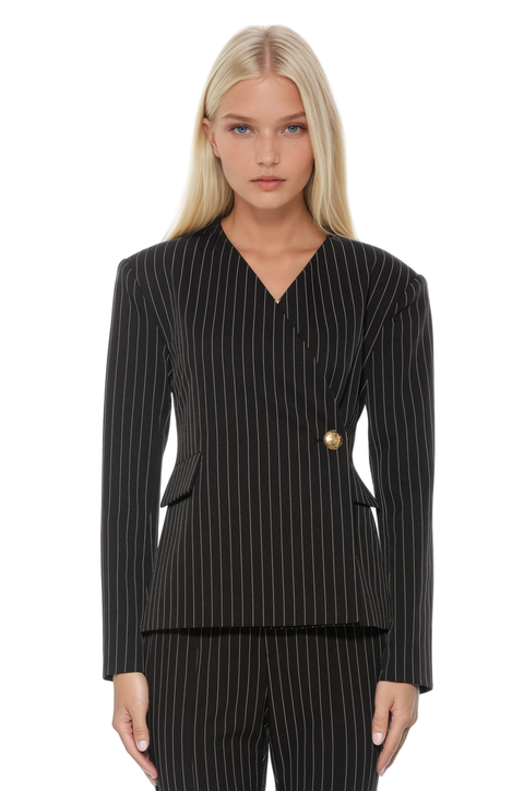 Alira Single Button Wrap Blazer