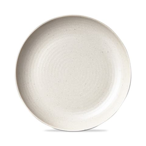 Cream Brooklyn Melamine Dinner Plate - Dishwasher Safe