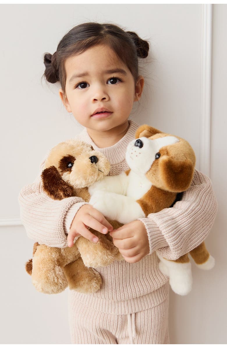 Snuggle Bunnies Stuffed Animal Brooklyn The Beagle, Alternate, color, Beige