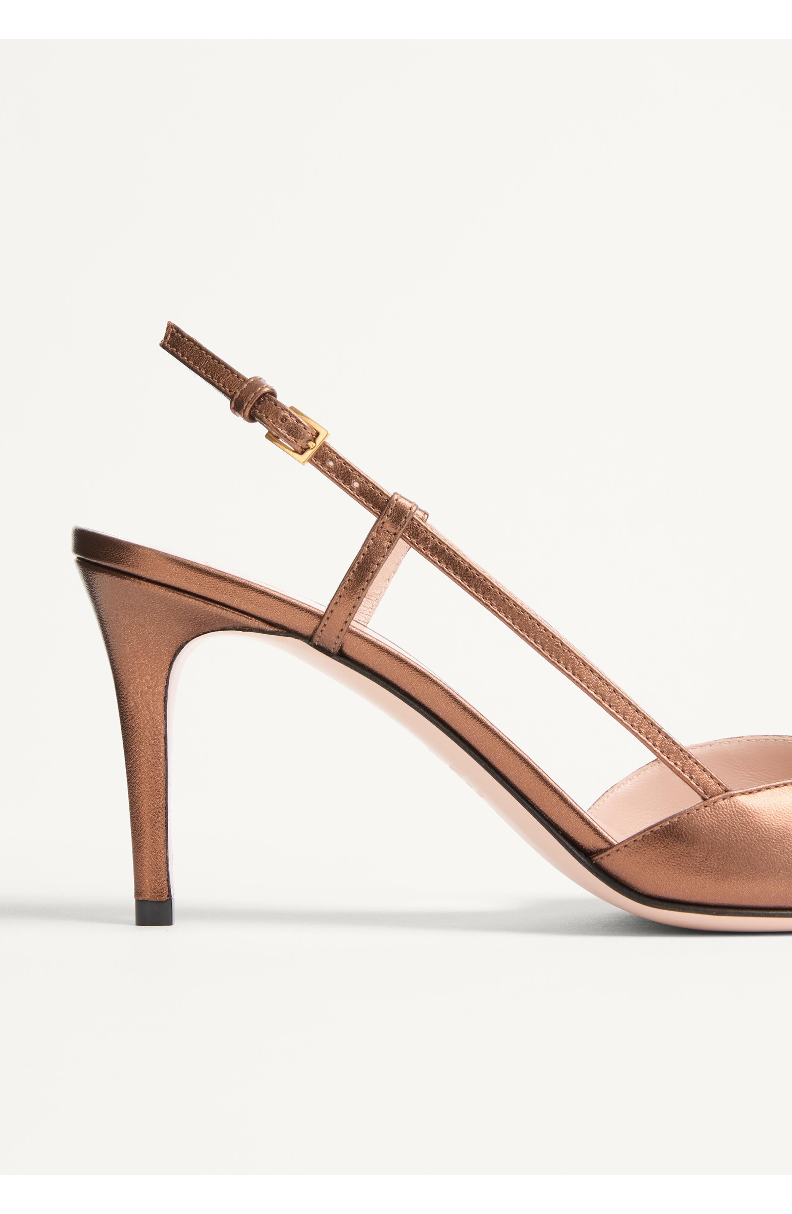 VLOGO Signature Metallic Slingback Pump, Alternate, color, BRONZE