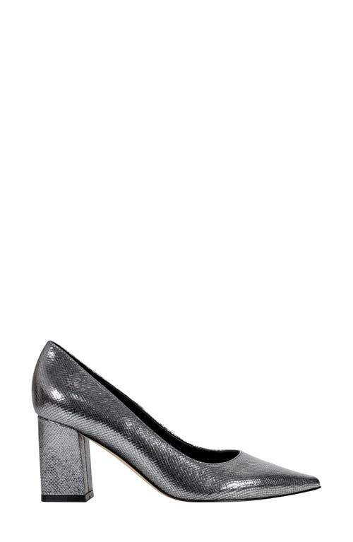 Marc Fisher Ltd Zala Block Heel Pump In Pewter