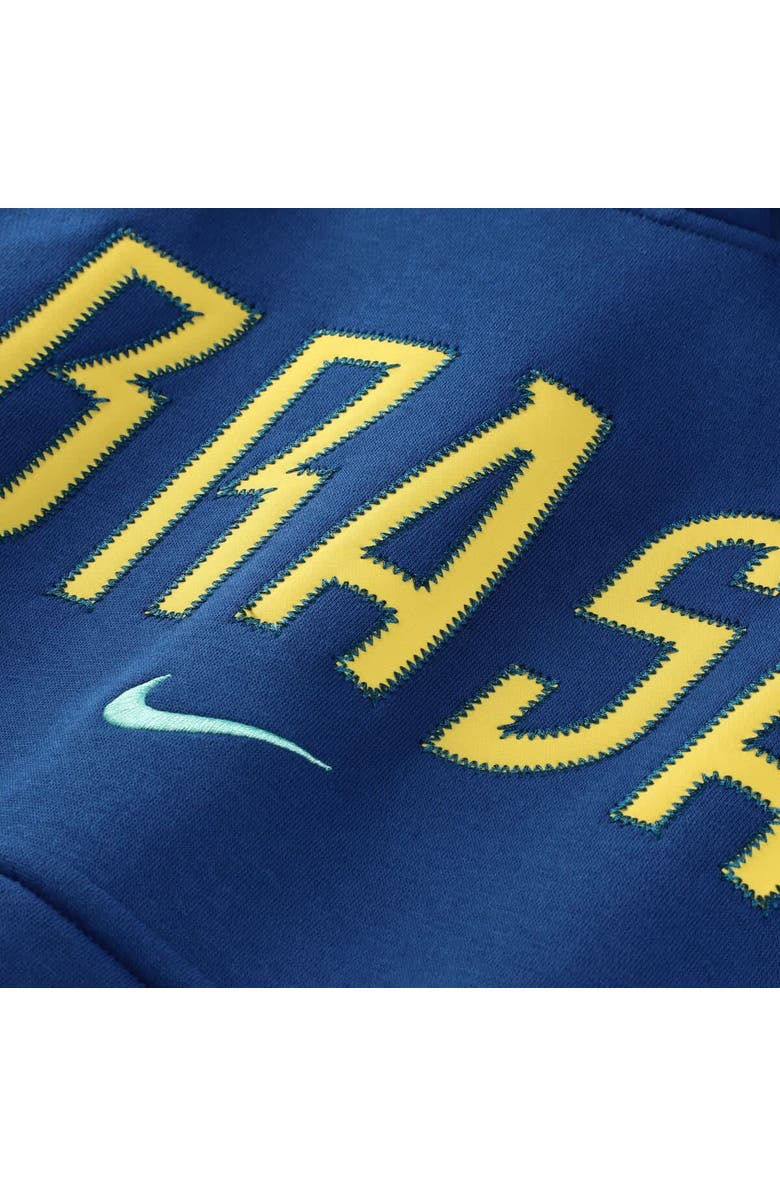 Nike Women's Nike Blue Brazil National Team Phoenix Fleece Hoodie, Alternate, color, Blue