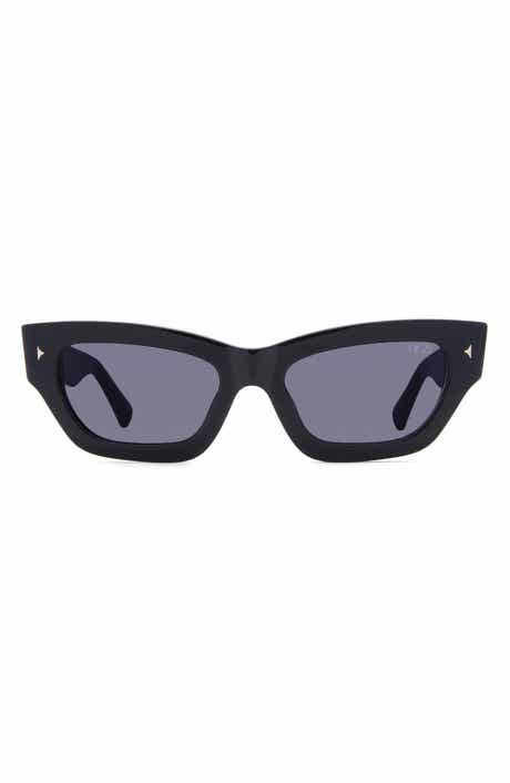 Stacked 55mm Cat Eye Sunglasses